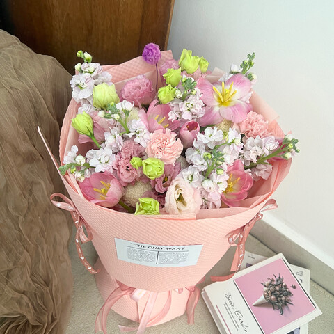 Pink flora valley